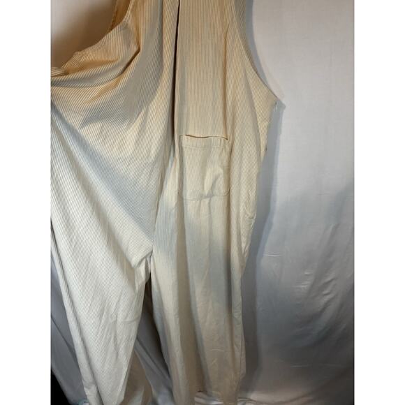 Zesica Corduroy Bib Wide Leg Overalls womens Size Large Fall Basic Soft Girl - Picture 6 of 9